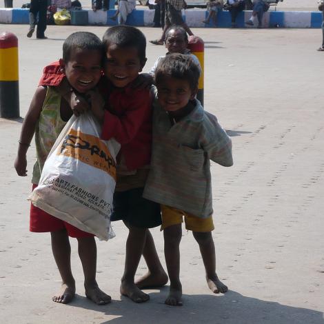  Street and garbage children