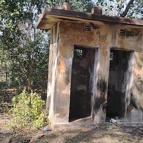 Toliletten im Leprakrankenhaus