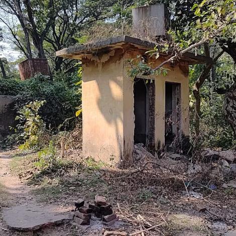 Toliletten im Leprakrankenhaus