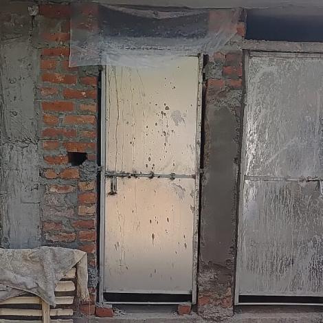 Toliletten werden gebaut