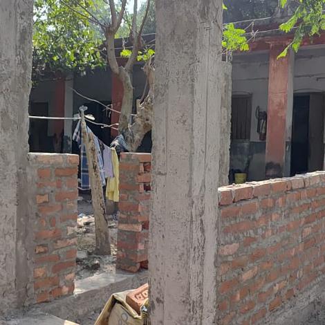 Toliletten werden gebaut