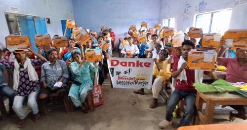 Going to two centres for the Handicapped
