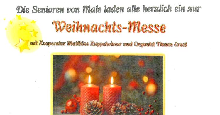 Weihnachtsmesse in Mals